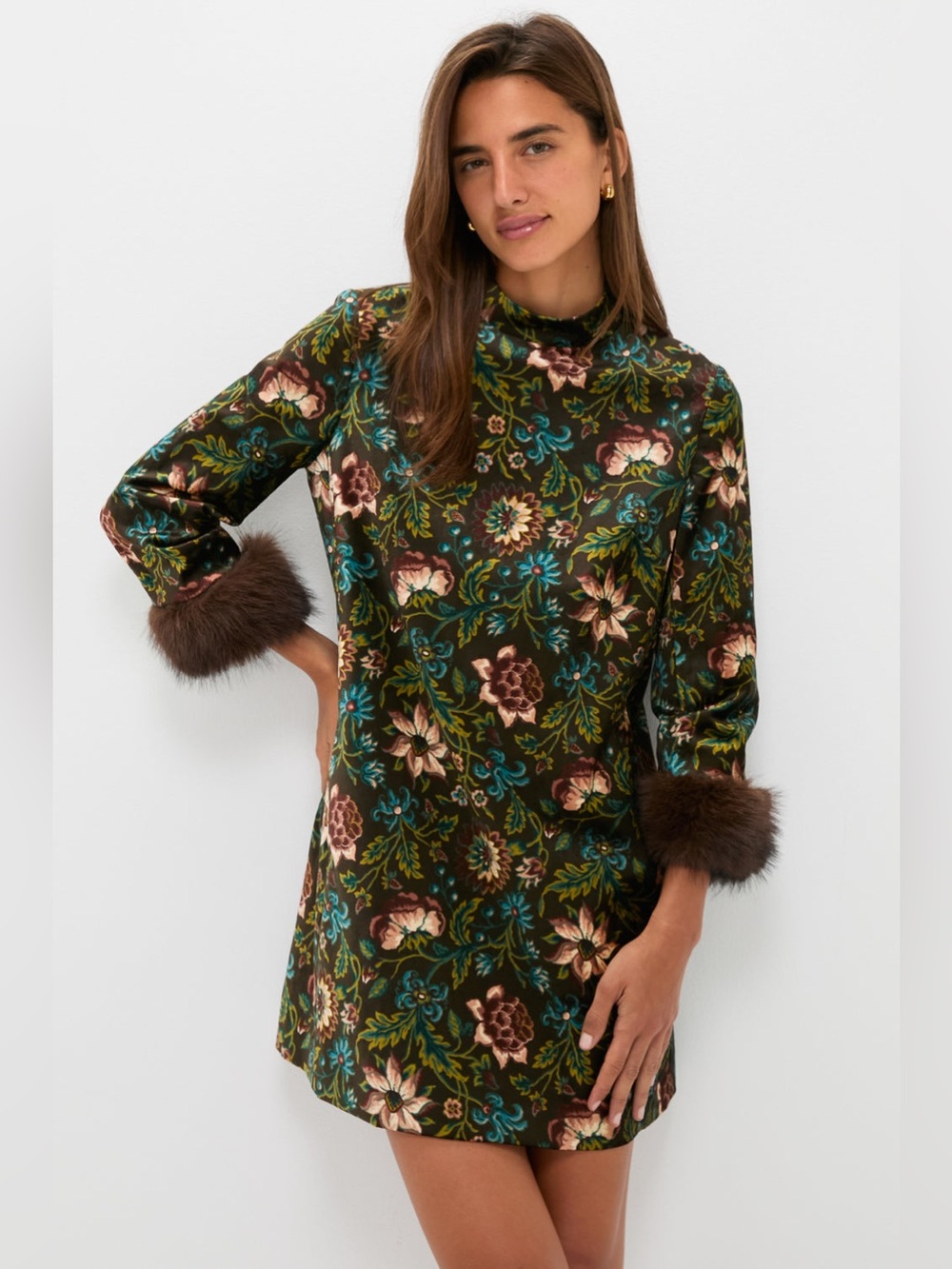 Tuckernuck Hazel Moonflower Velvet Mod Ellie Dress
